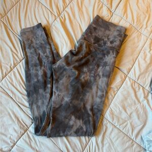 lululemon athletica Gray Tie-Dye Leggings